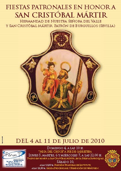 Fiestas patronales en honor a San Cristóbal  